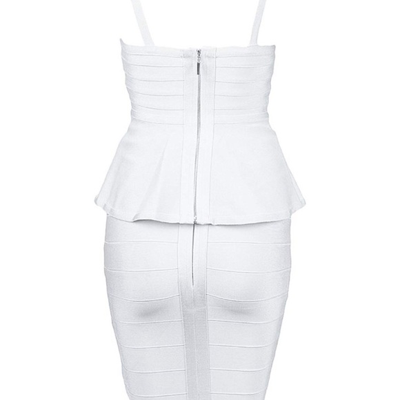 THE COURT REPORTER 2PIECE BANDAGE DRESS -WHITE NWT - Picture 7 of 8